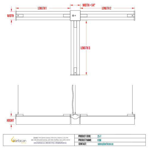 Barbican Lighting 25 T FOM LD