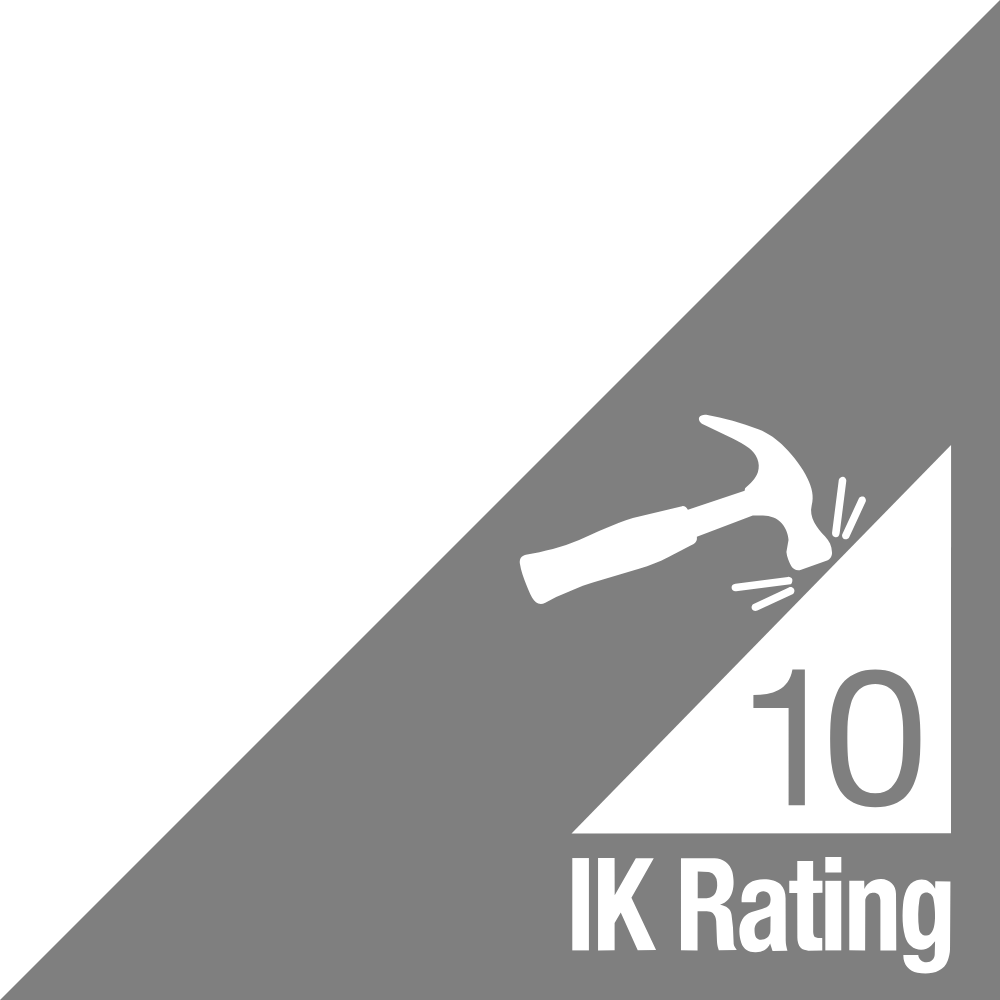 IK10 impact rating for an electrical enclosure